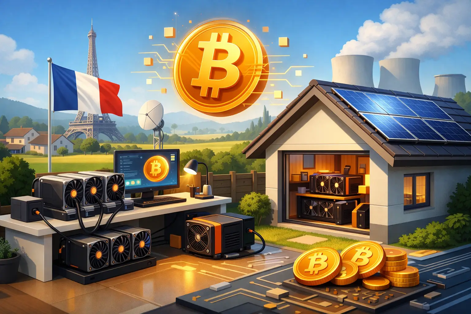 Minage Bitcoin à domicile en France : est-ce réaliste en 2026 ?